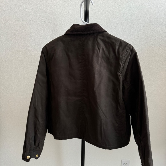 J.Crew Cropped Waxed Barn Jacket Size S - Picture 6 of 6